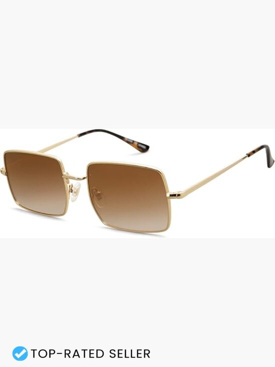 Rectangle Polygon Retro Vintage Shades Classic Square Sunglasses main image 5
